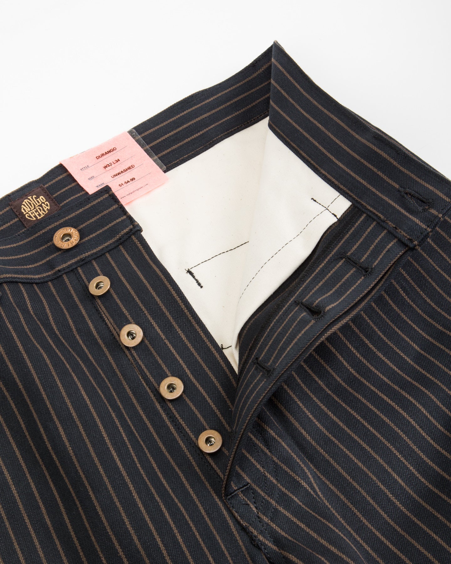 Durango Pants - 12 oz Unwashed Sable Stripe