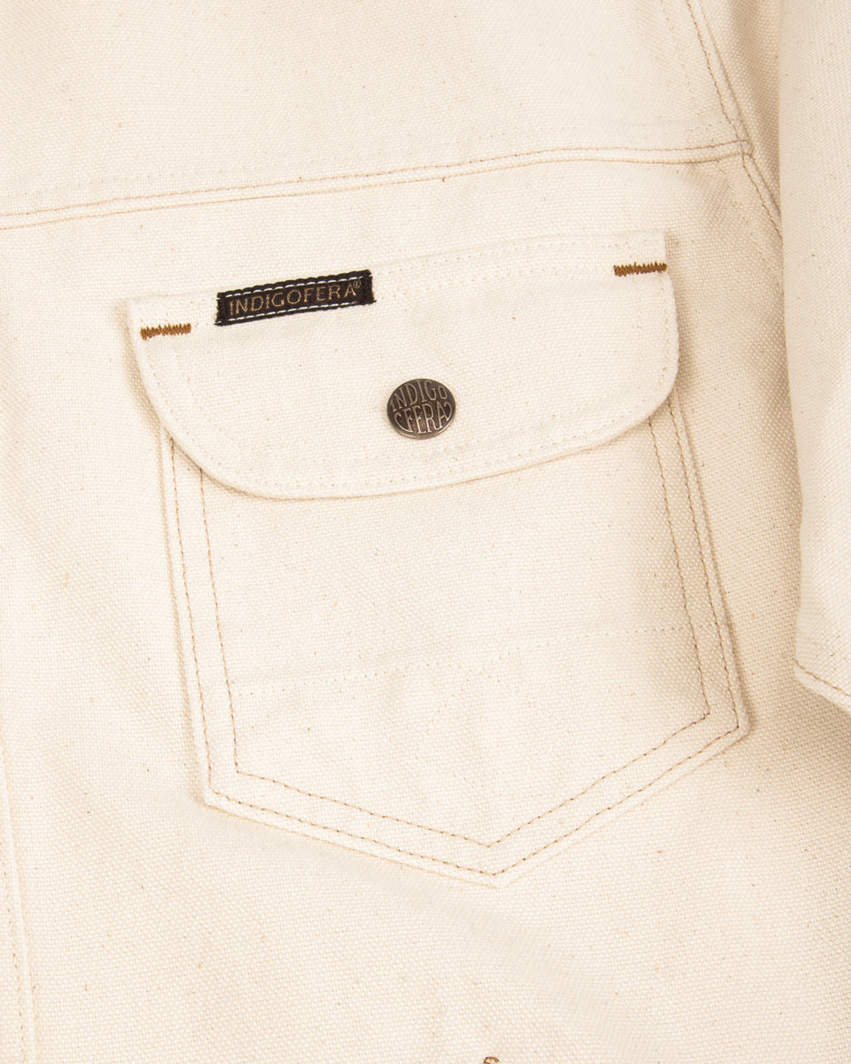 Fargo Quarter Jacket - Ecru Smithson Canvas