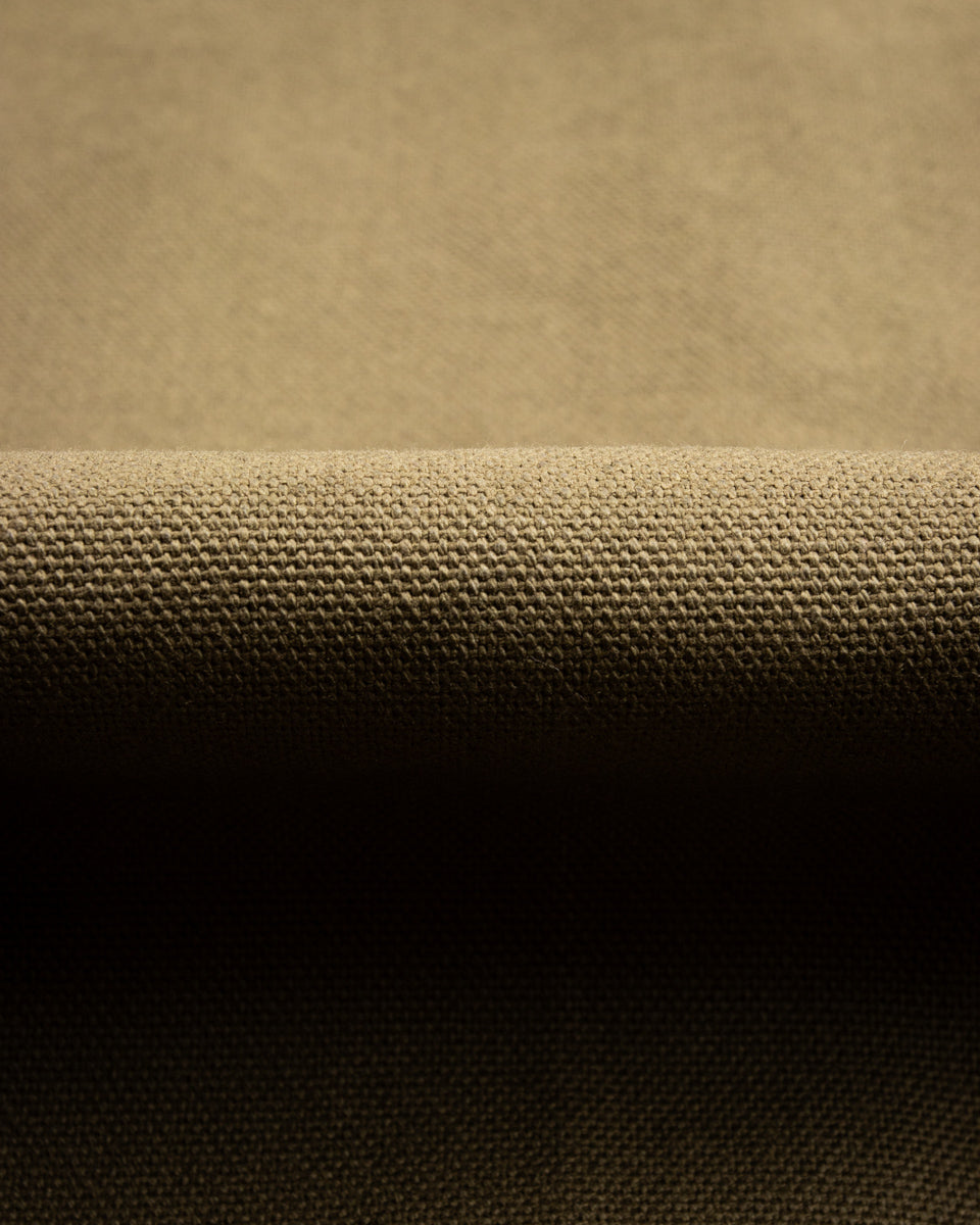 Indigofera Fargo Rider Jacket - Smithson Canvas Moss Green w/ Stripe Lining - Standard & Strange