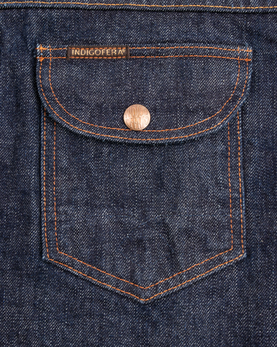 Indigofera Fargo Trucker Jacket - Indigo - Standard & Strange