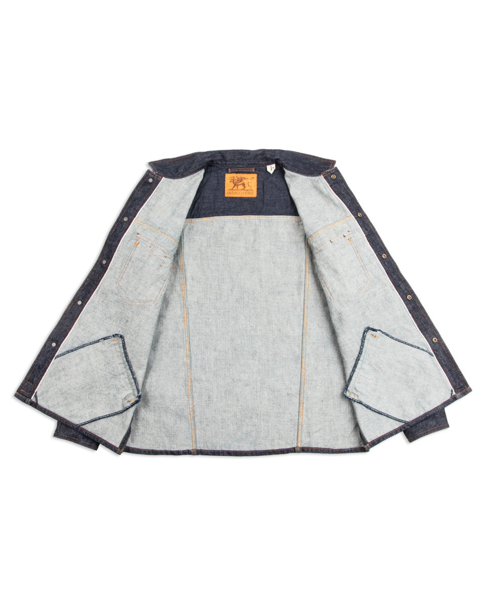 Indigofera Fargo Trucker Jacket - Indigo - Standard & Strange