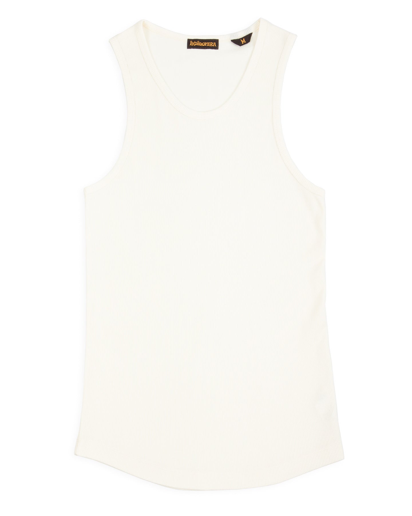 Frank Tank - Cockatoo White Cotton Rib