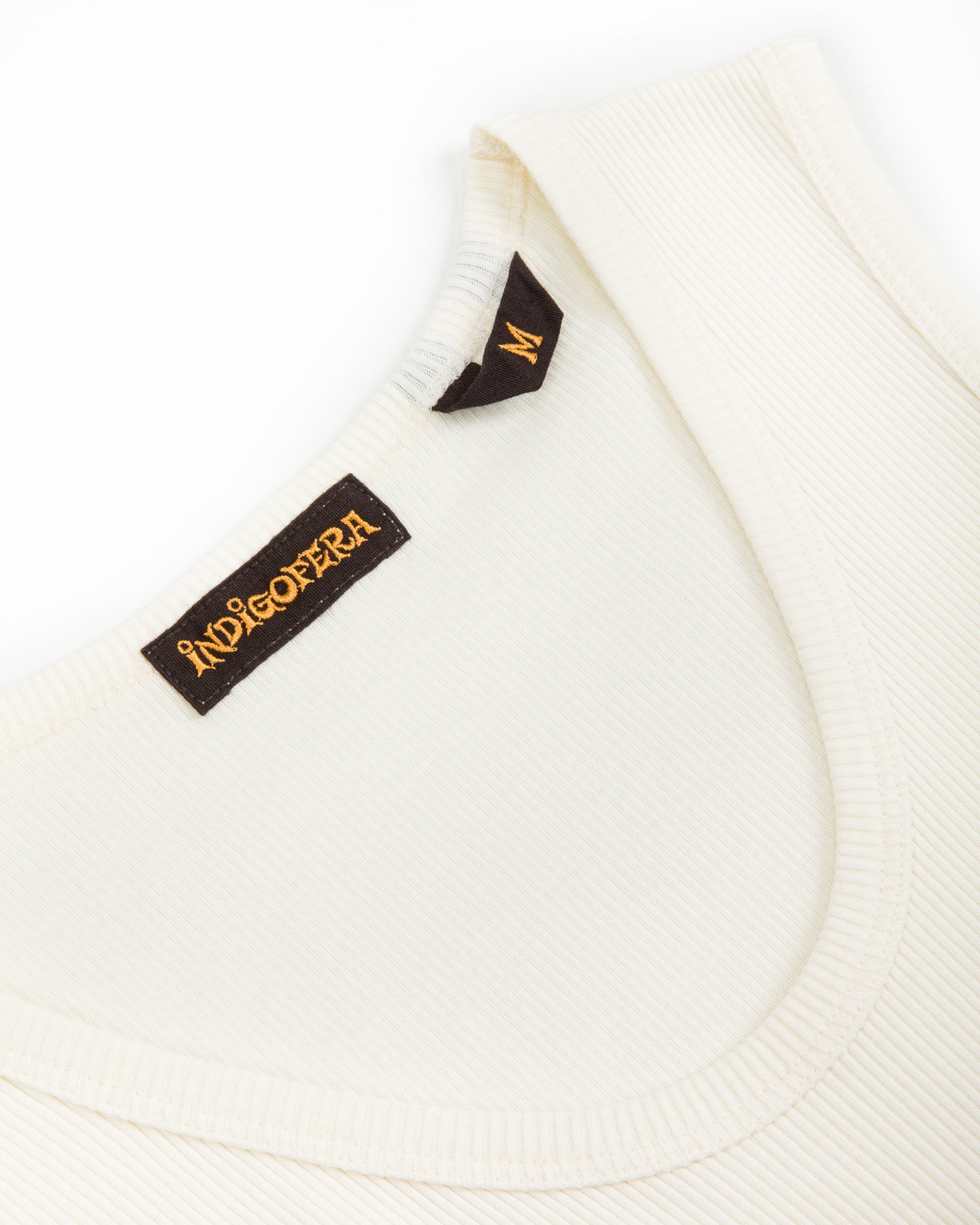 Frank Tank - Cockatoo White Cotton Rib