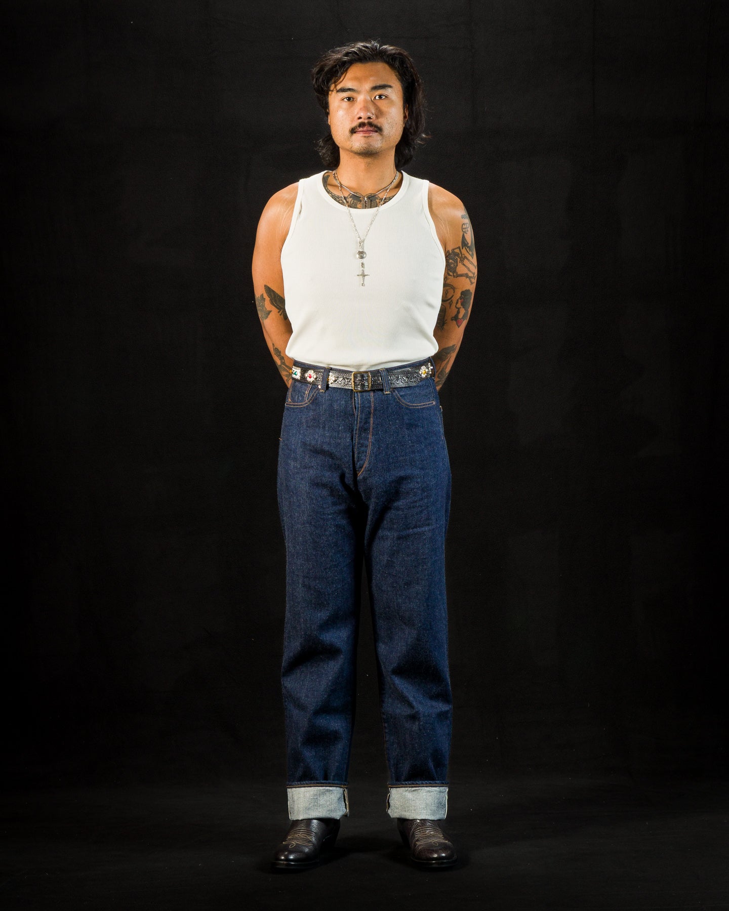 Frank Tank - Cockatoo White Cotton Rib