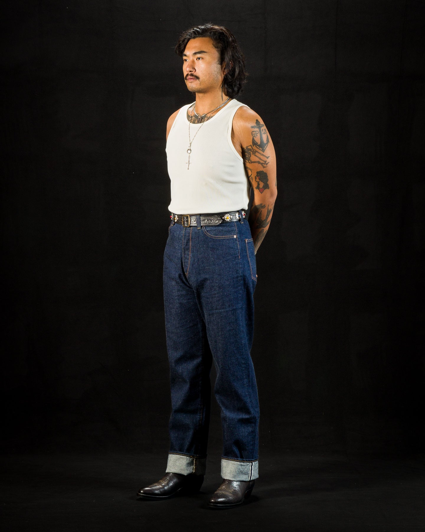 Frank Tank - Cockatoo White Cotton Rib