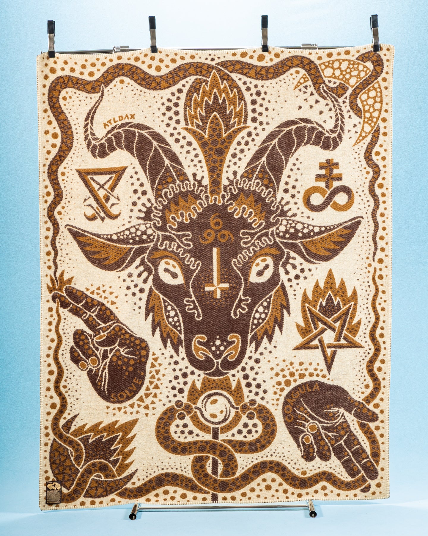 Indigofera x Björn Atldax Baphomet Blanket