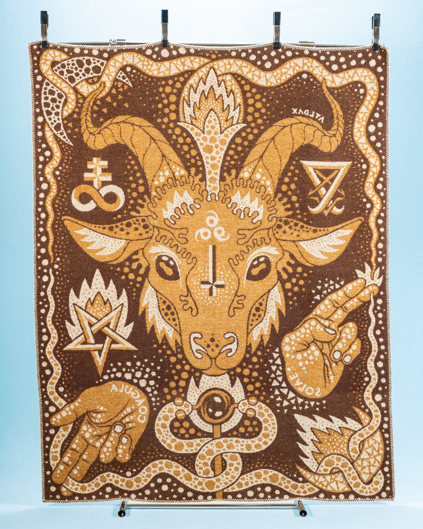 Indigofera x Björn Atldax Baphomet Blanket