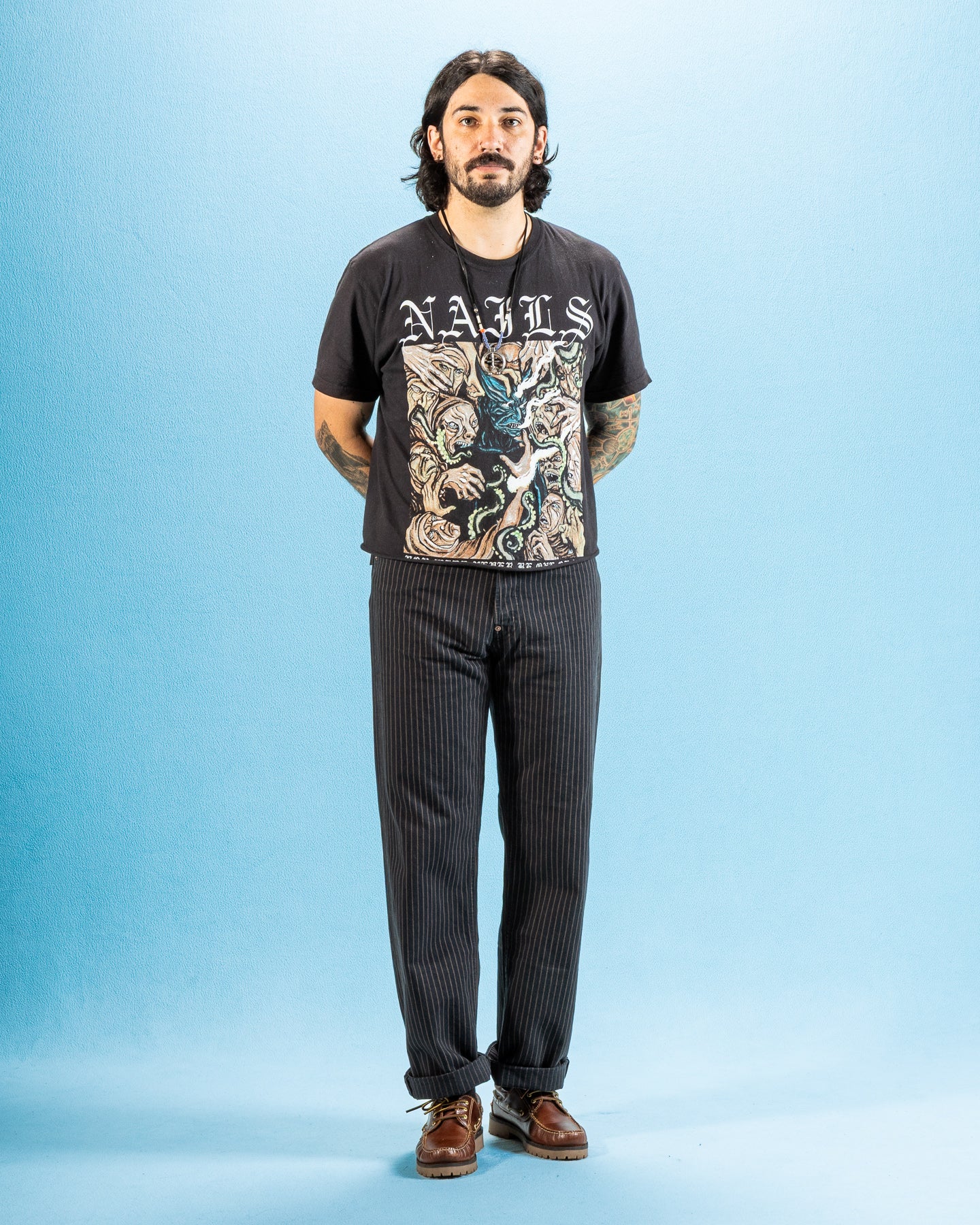 Indigofera Jack Pant - Sable Stripe - Standard & Strange