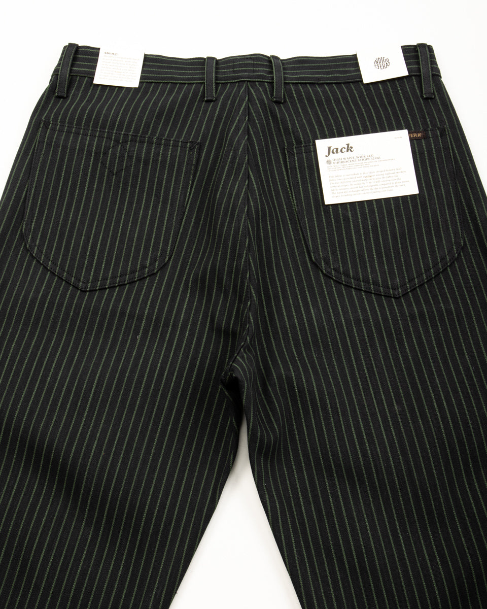 Indigofera Jack Pant - Viridescent Stripe - Standard & Strange