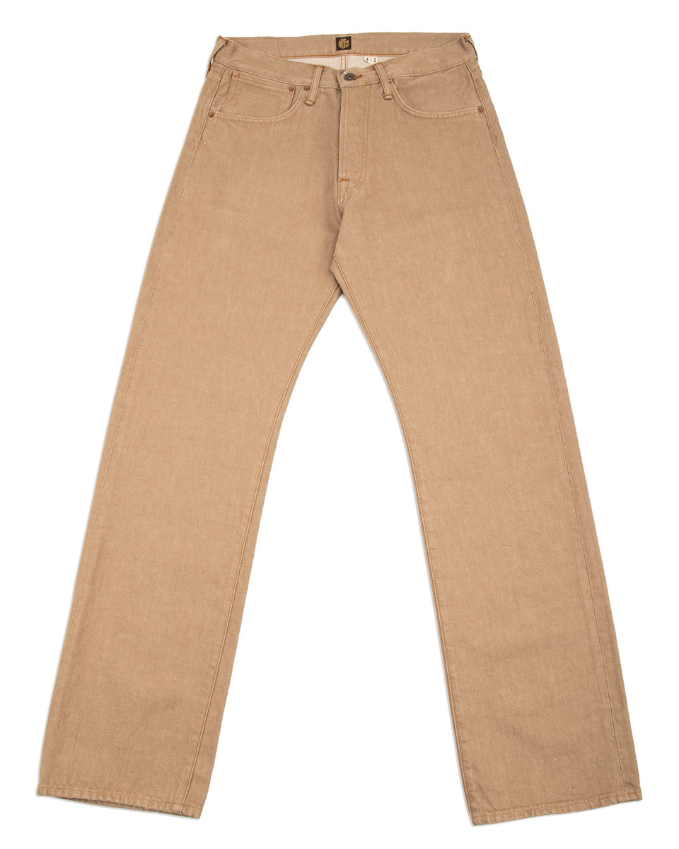 Indigofera Kirk Straight Fit - 13.5oz Khaki Dusk Denim - Standard & Strange