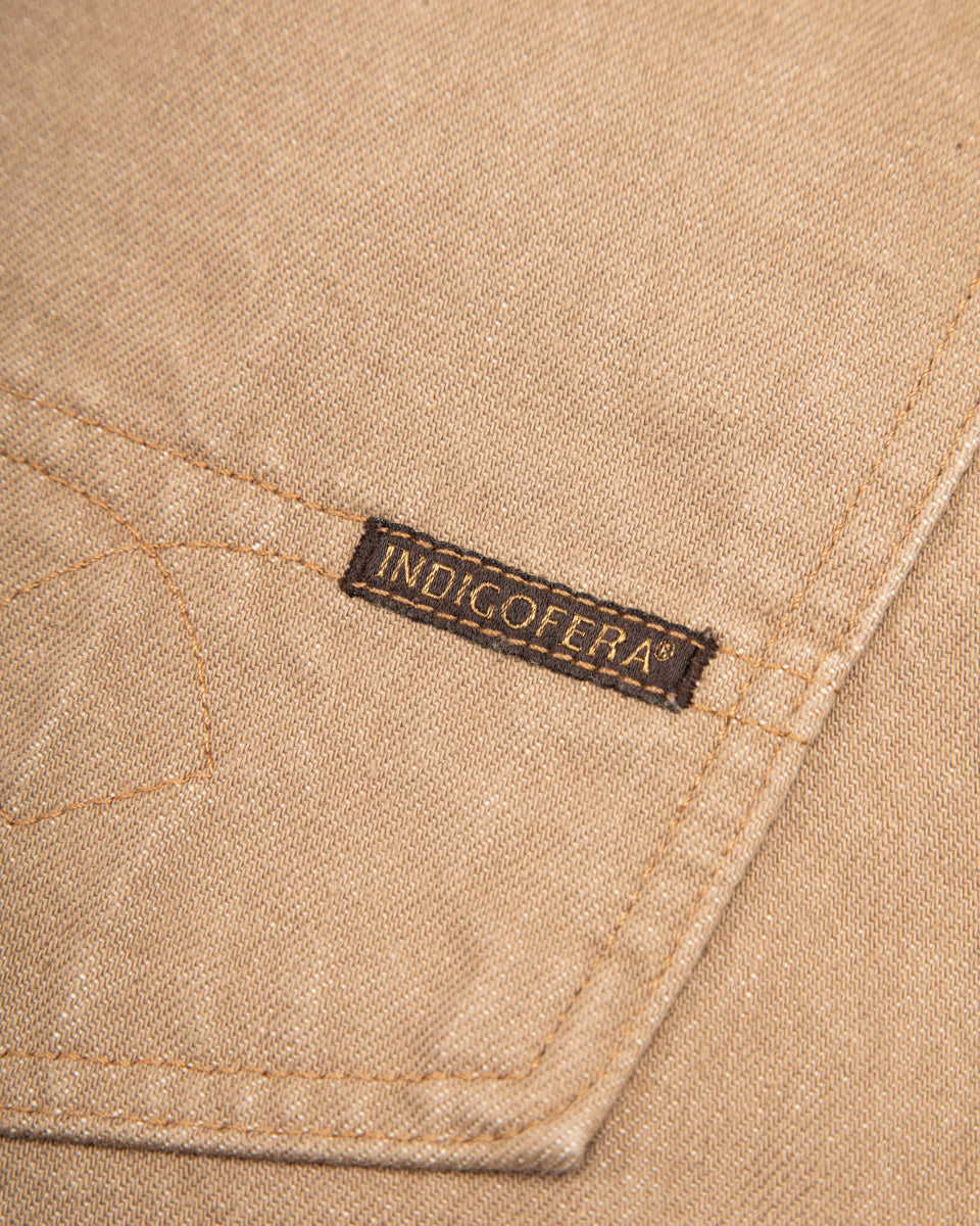 Indigofera Kirk Straight Fit - 13.5oz Khaki Dusk Denim - Standard & Strange