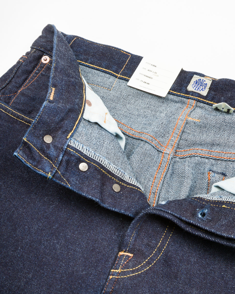 Indigofera Kirk Straight Fit -14oz No.9 Selvedge Rinsed - Standard & Strange