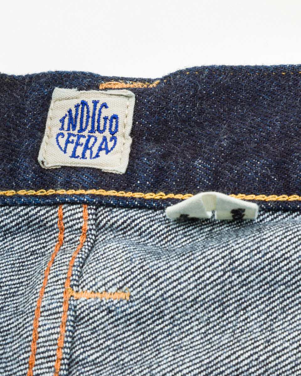 Indigofera Kirk Straight Fit -14oz No.9 Selvedge Rinsed - Standard & Strange
