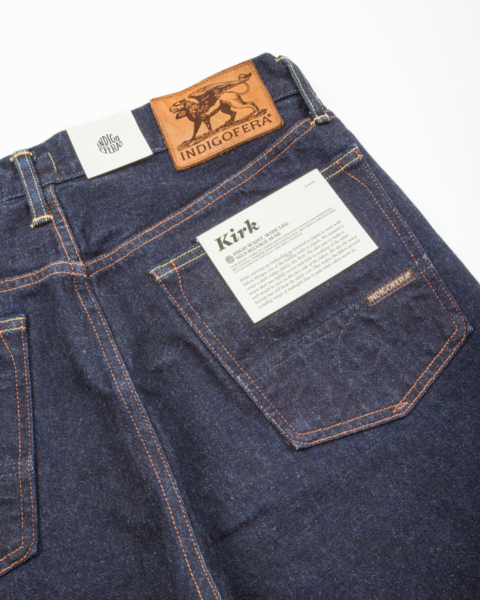 Indigofera Kirk Straight Fit -14oz No.9 Selvedge Rinsed - Standard & Strange