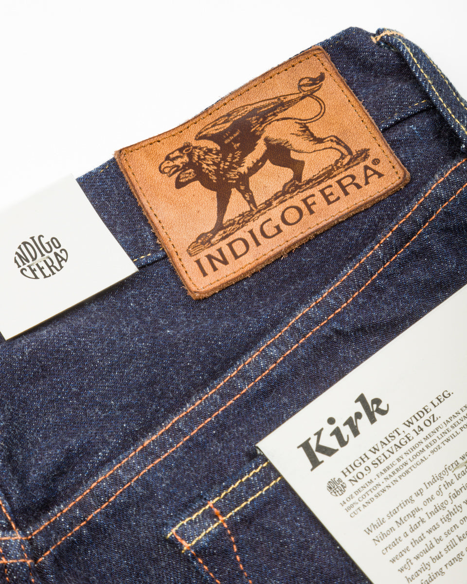 Indigofera Kirk Straight Fit -14oz No.9 Selvedge Rinsed - Standard & Strange