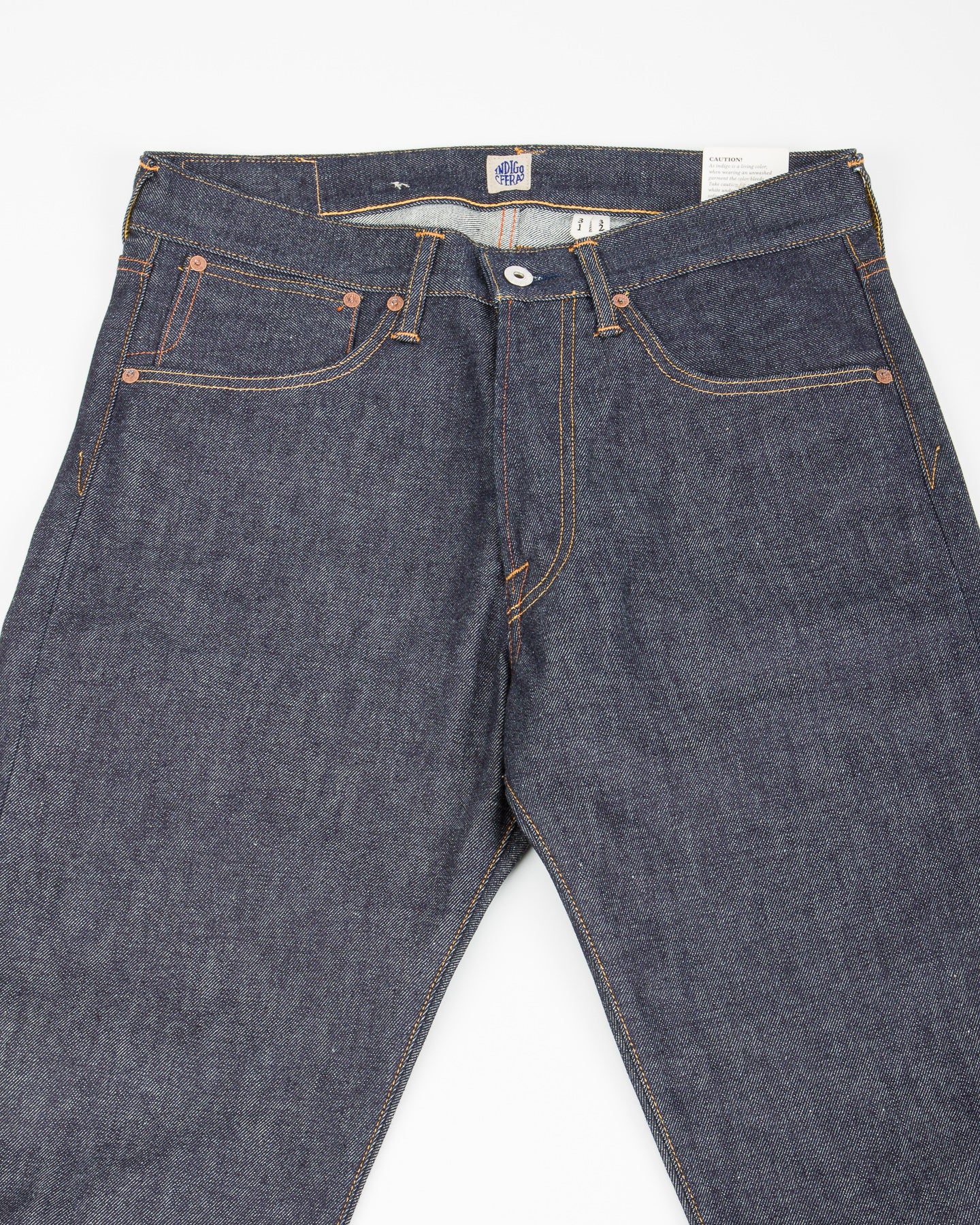 Indigofera Kirk Straight Fit - 29 Hand Dip 13oz Selvedge - Standard & Strange