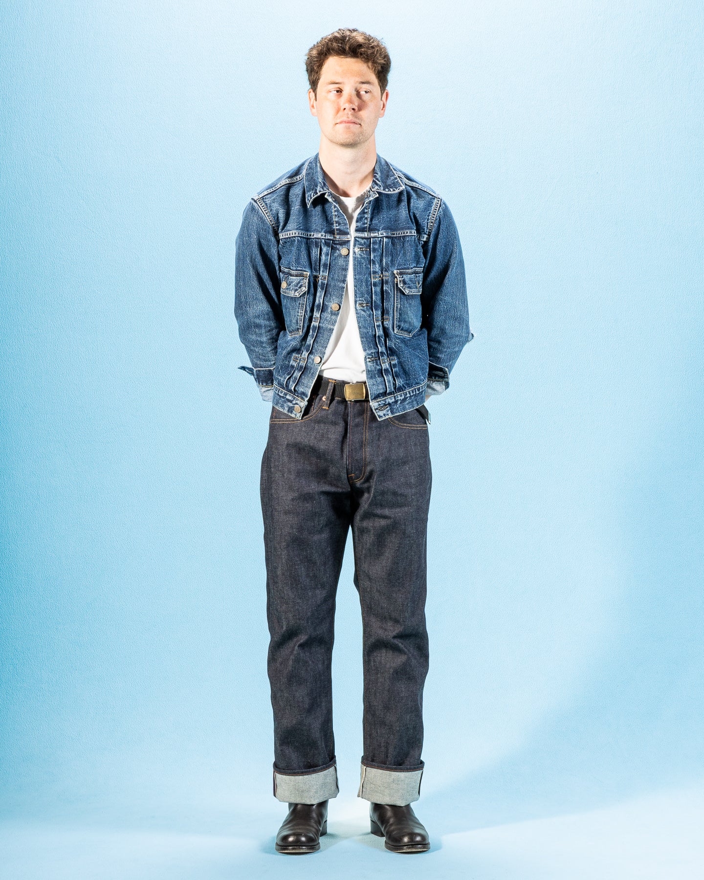 Indigofera Kirk Straight Fit - 29 Hand Dip 13oz Selvedge - Standard & Strange