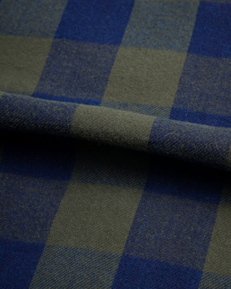 Indigofera Norris Shirt - Indigo/Green - Standard & Strange