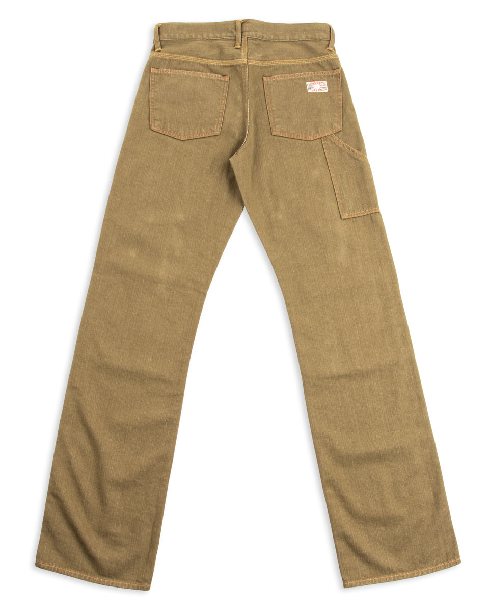 Indigofera S&S x Indigofera Wendell Pant - 10.5oz Desert Moss Selvedge - Standard & Strange