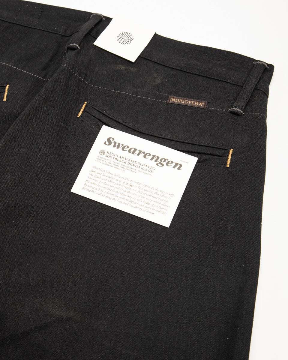 Indigofera Swearengen Pant - Sootblack Denim - Standard & Strange