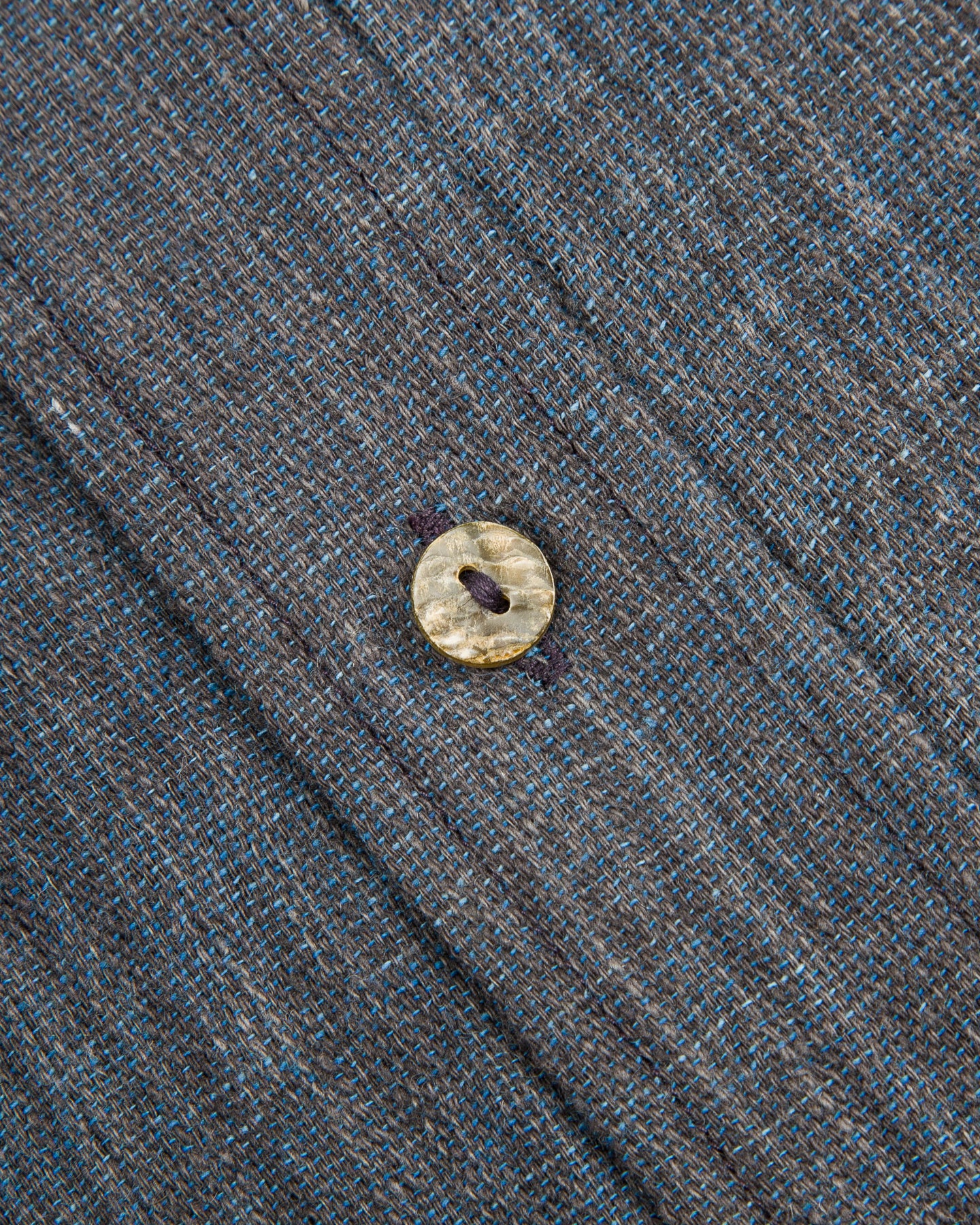 Indi + Ash Matty Shirt - Handwoven Iron/Indigo Kala Cotton - Standard & Strange