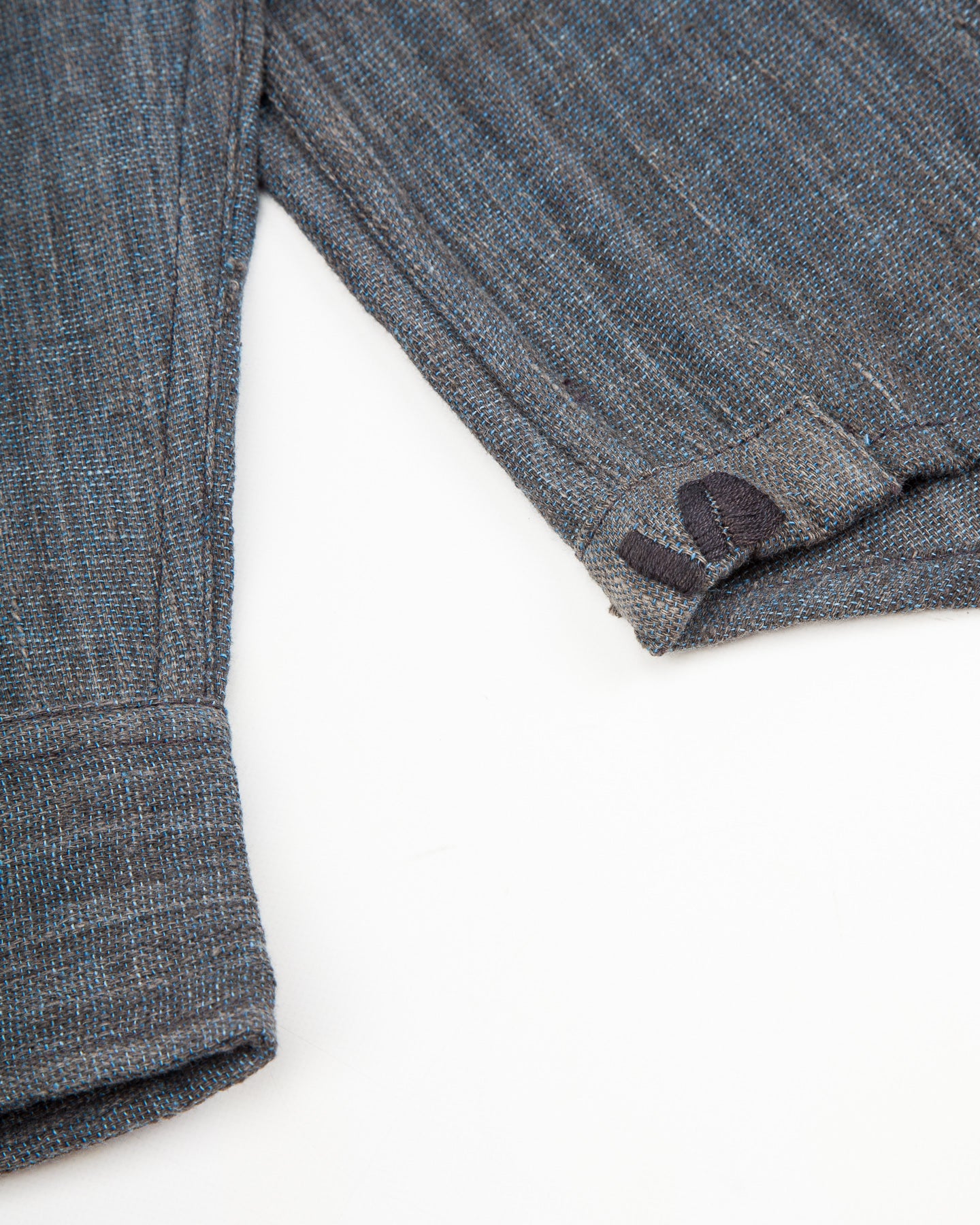 Indi + Ash Matty Shirt - Handwoven Iron/Indigo Kala Cotton - Standard & Strange