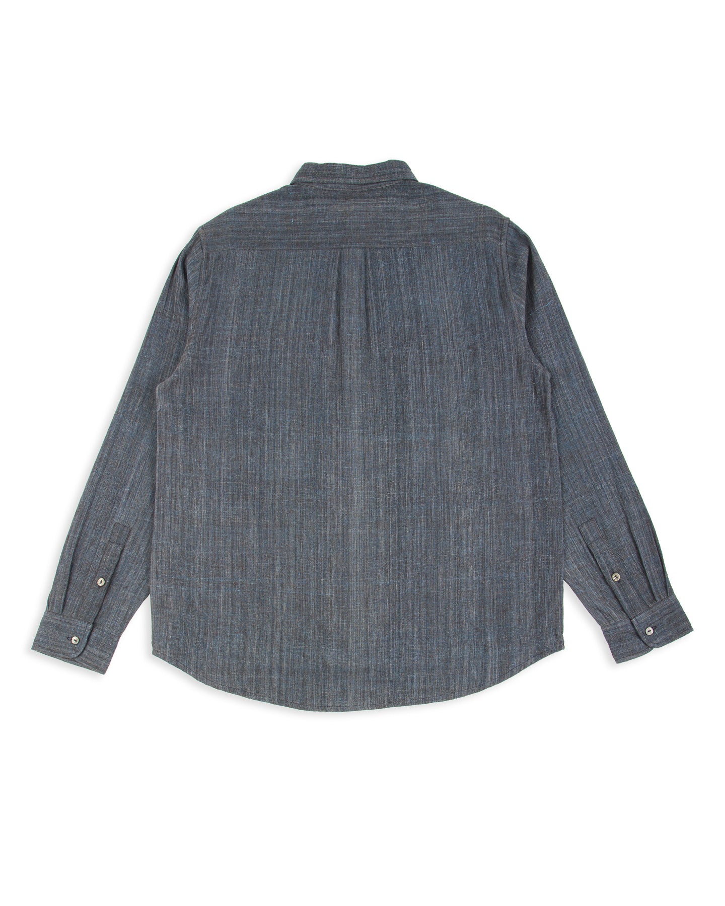 Indi + Ash Matty Shirt - Handwoven Iron/Indigo Kala Cotton - Standard & Strange