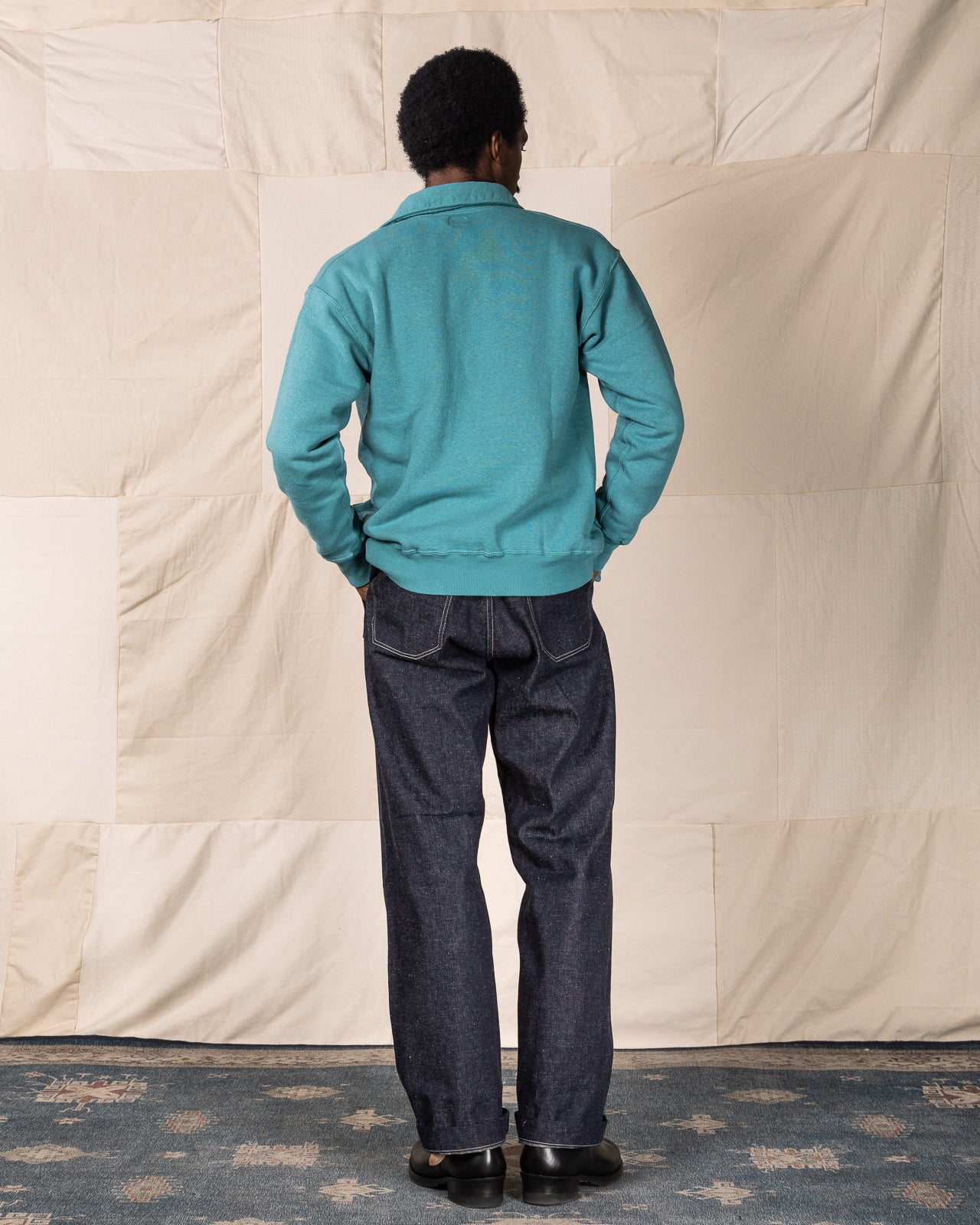 John Gluckow 1910s Netmaker's Trousers - Indigo (Rinsed) - Standard & Strange