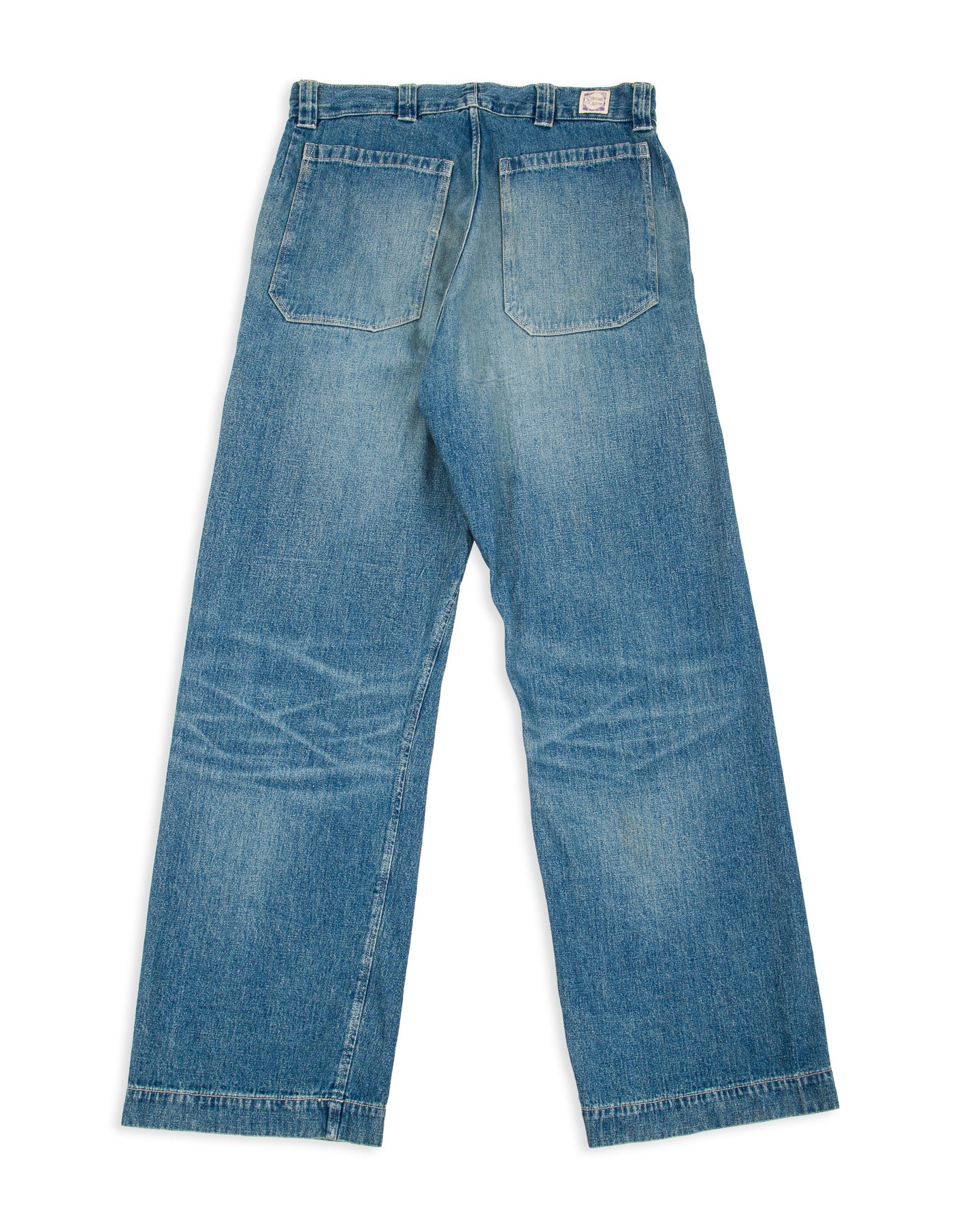 Warehouse 1910s Netmaker's Trousers - Indigo (Light Used Wash) - Standard & Strange