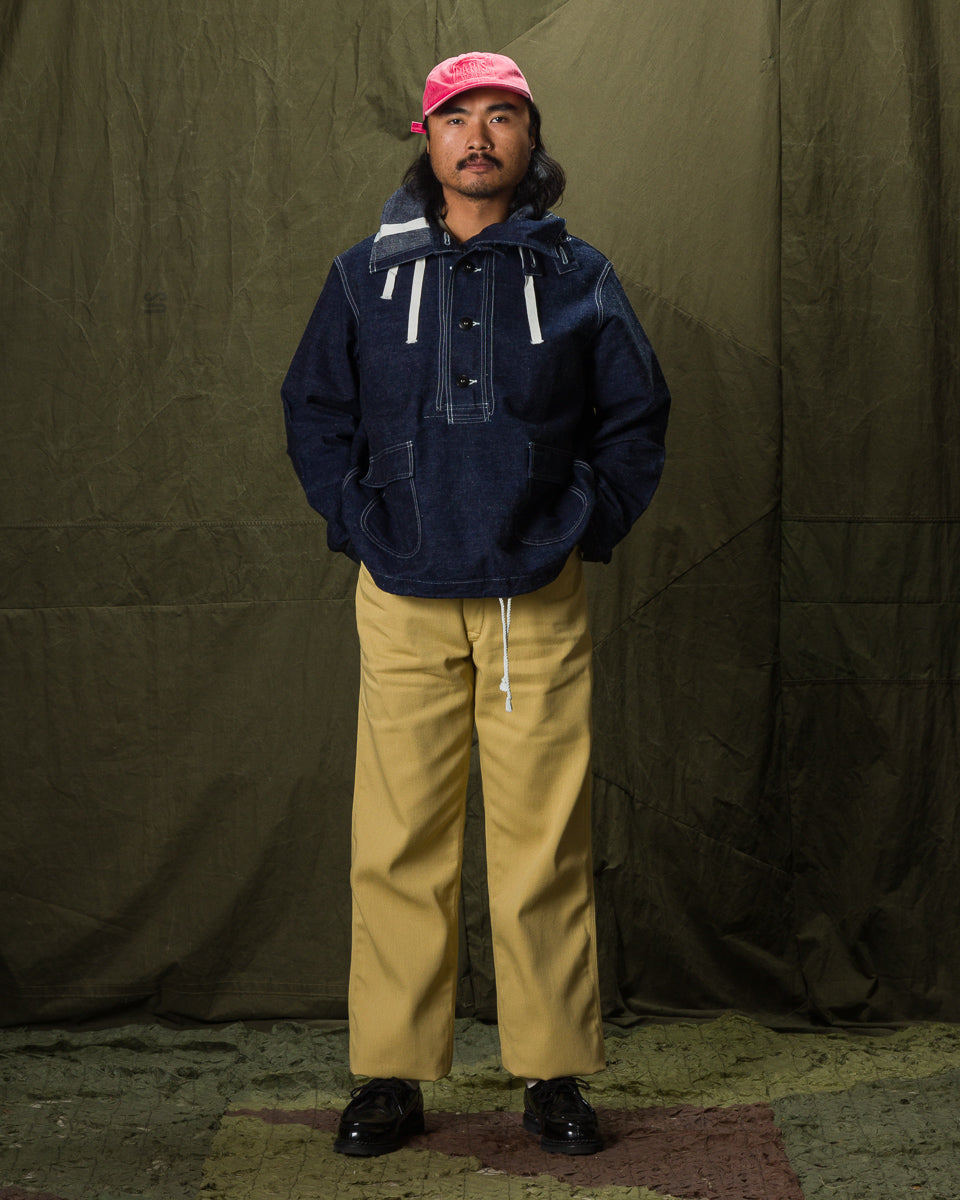 John Gluckow Sailors Pullover Parka - Indigo Denim - Standard & Strange