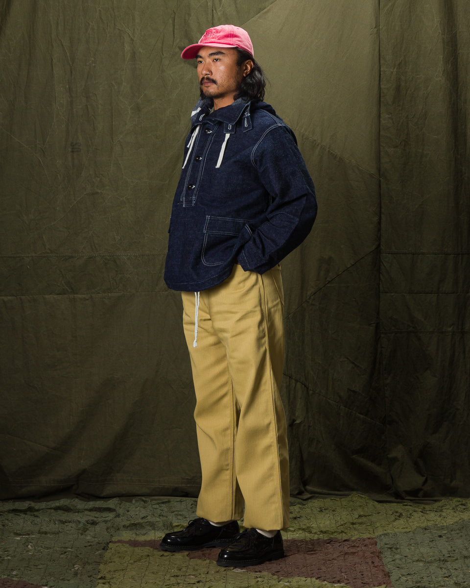 John Gluckow Sailors Pullover Parka - Indigo Denim - Standard & Strange