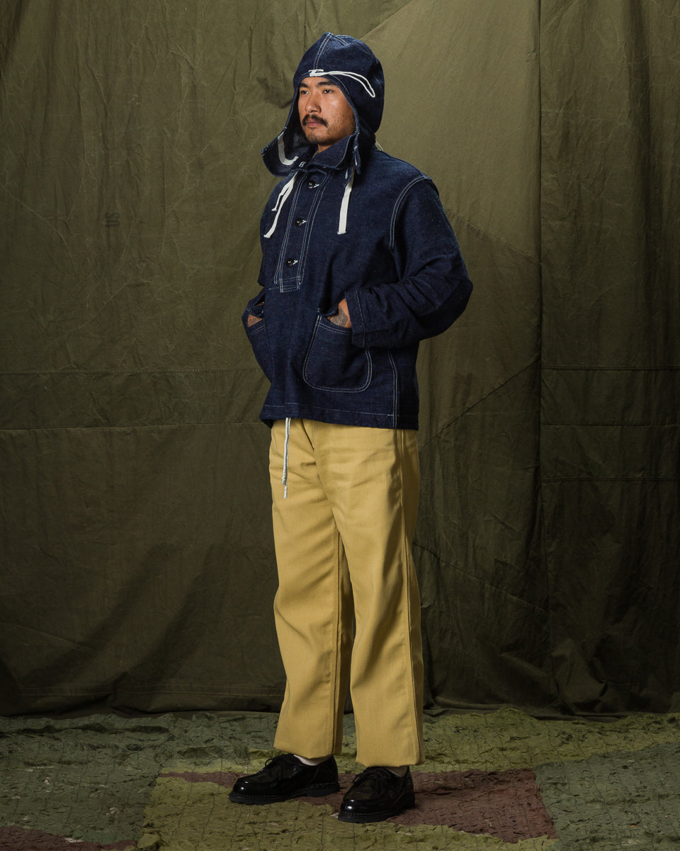 John Gluckow Sailors Pullover Parka - Indigo Denim - Standard & Strange