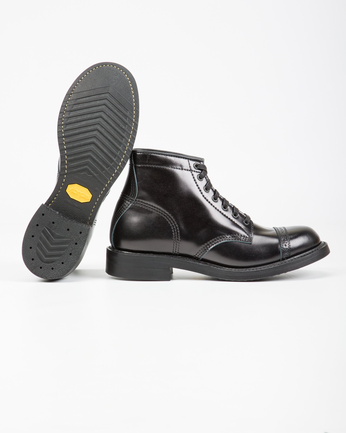 John Lofgren Combat Boots - Black Ops Shinki Shell Cordovan - Standard & Strange