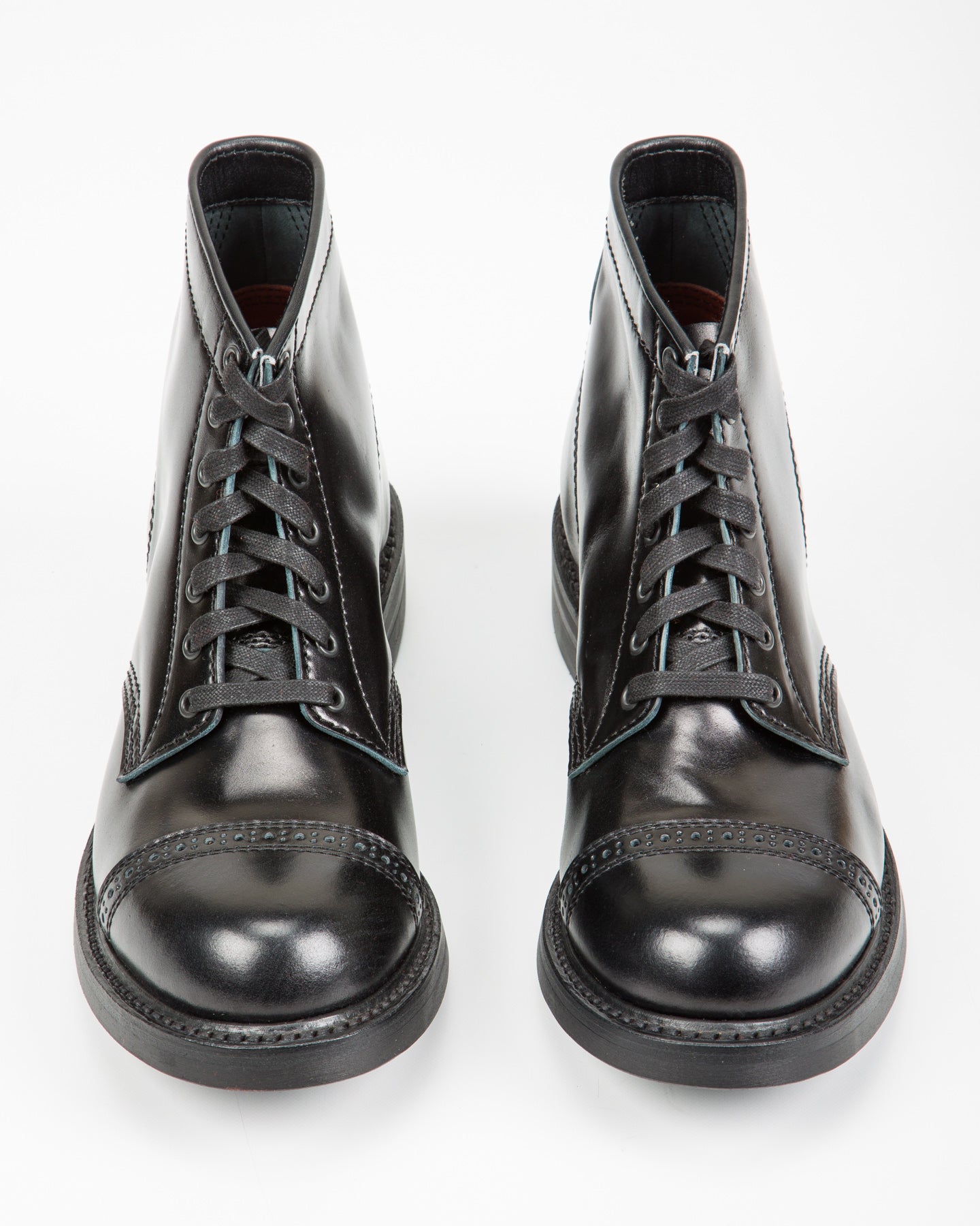 John Lofgren Combat Boots - Black Ops Shinki Shell Cordovan - Standard & Strange