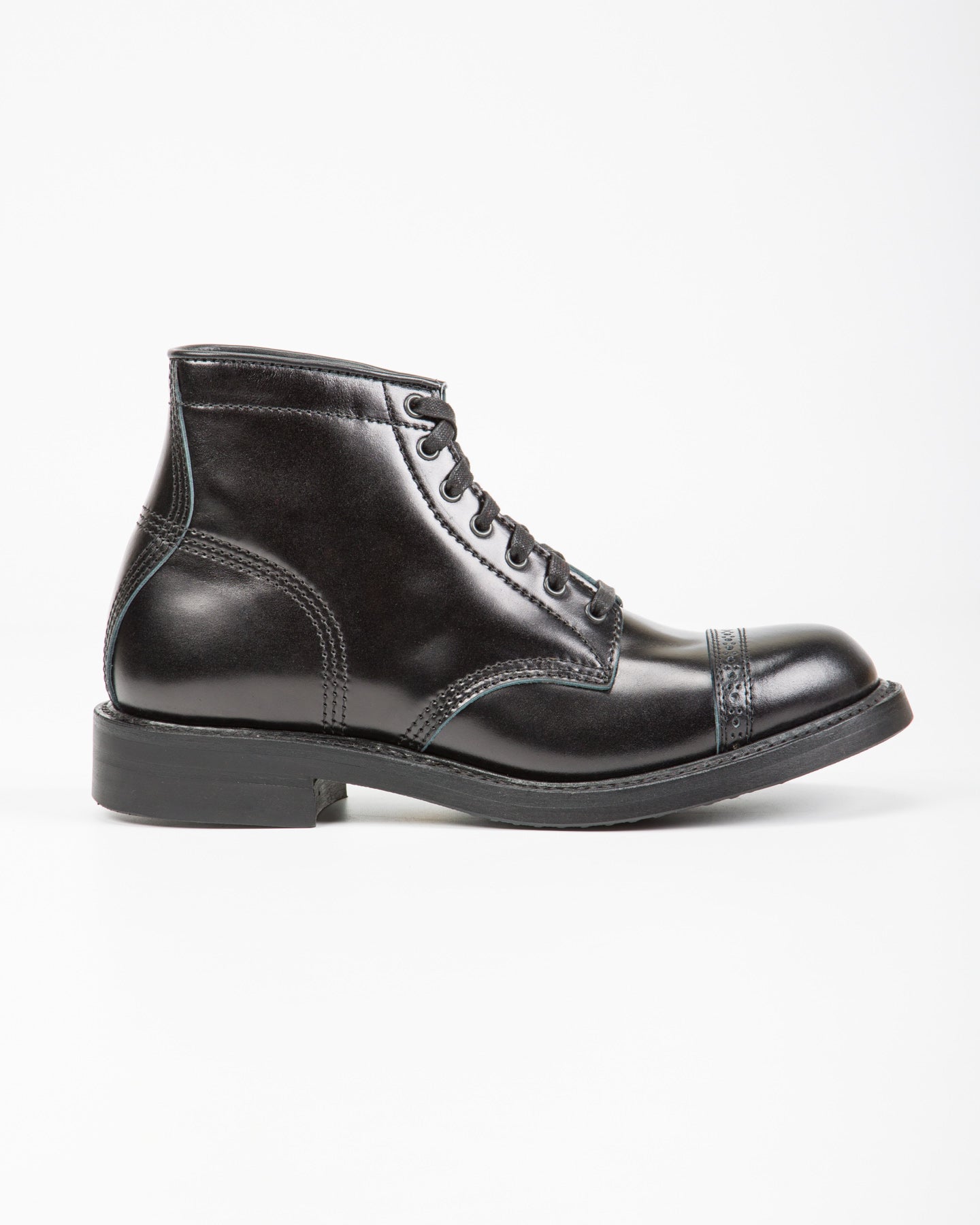 John Lofgren Combat Boots - Black Ops Shinki Shell Cordovan - Standard & Strange
