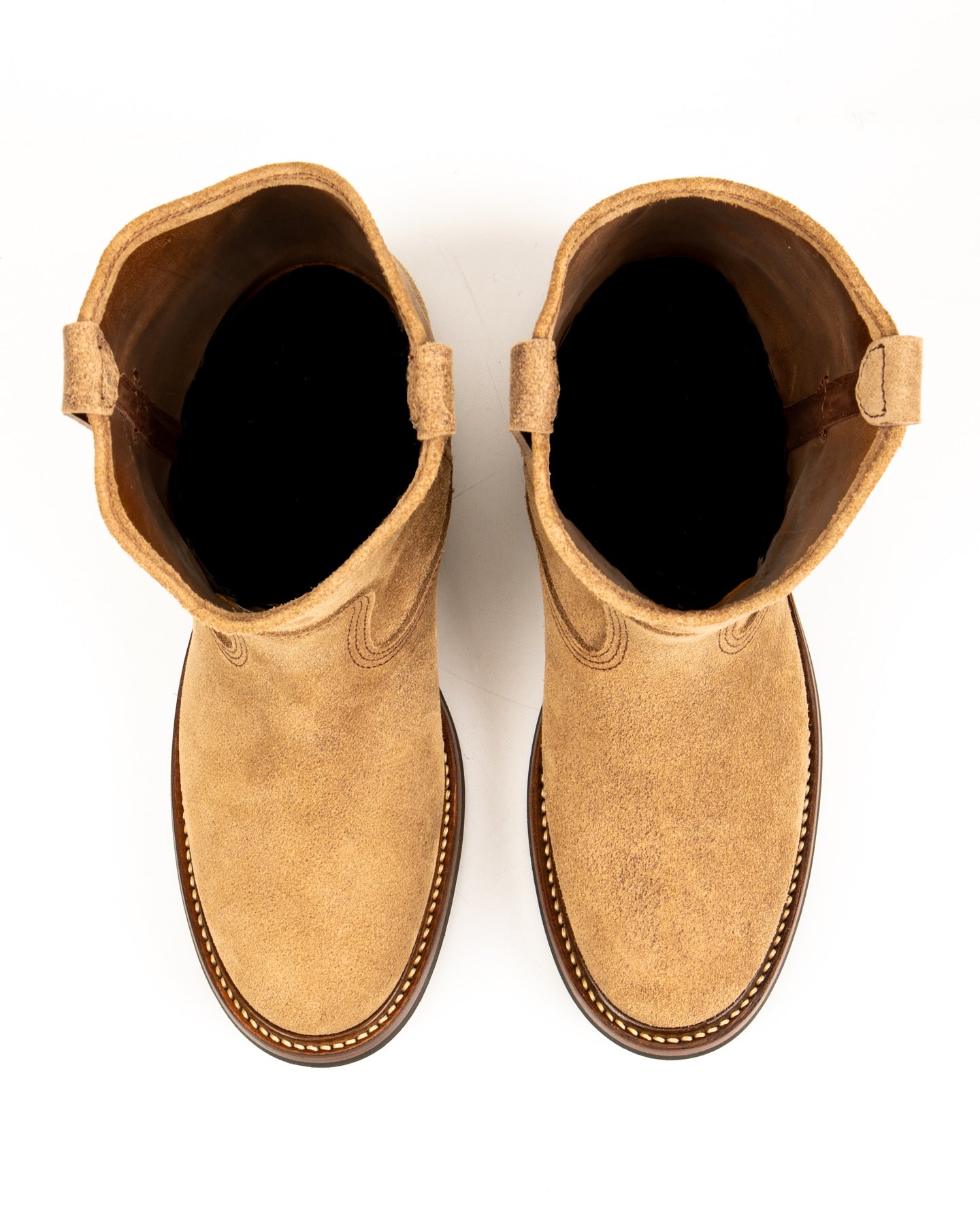 John Lofgren Duke Roper Boots - Natural CXL Roughout - Standard & Strange
