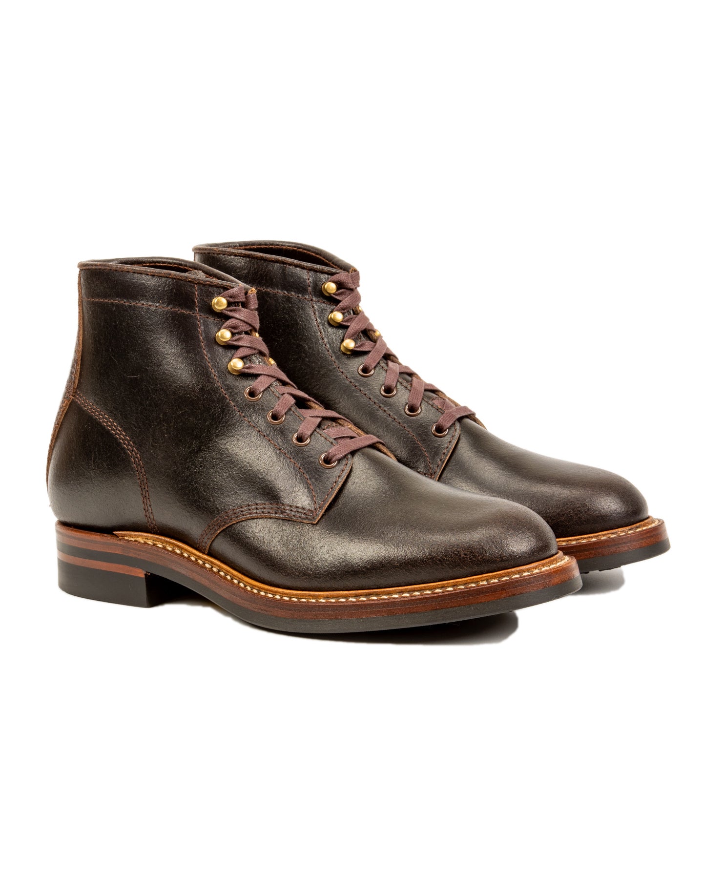 El Capitan Boots - Dark Brown Waxed Flesh – Standard & Strange