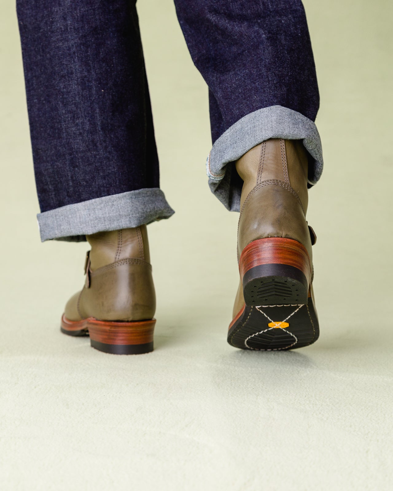 John Lofgren Engineer Boots - Badalassi Grigio - Standard & Strange