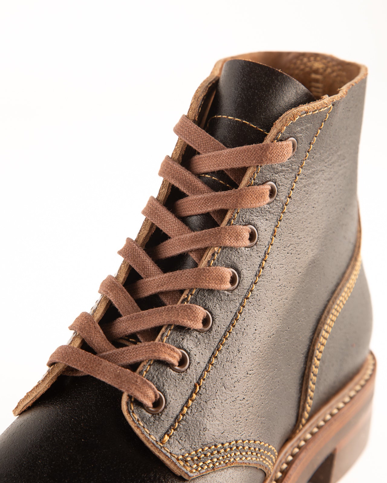 John Lofgren M-43 Service Boots - Dark Brown Waxed Flesh - Standard & Strange