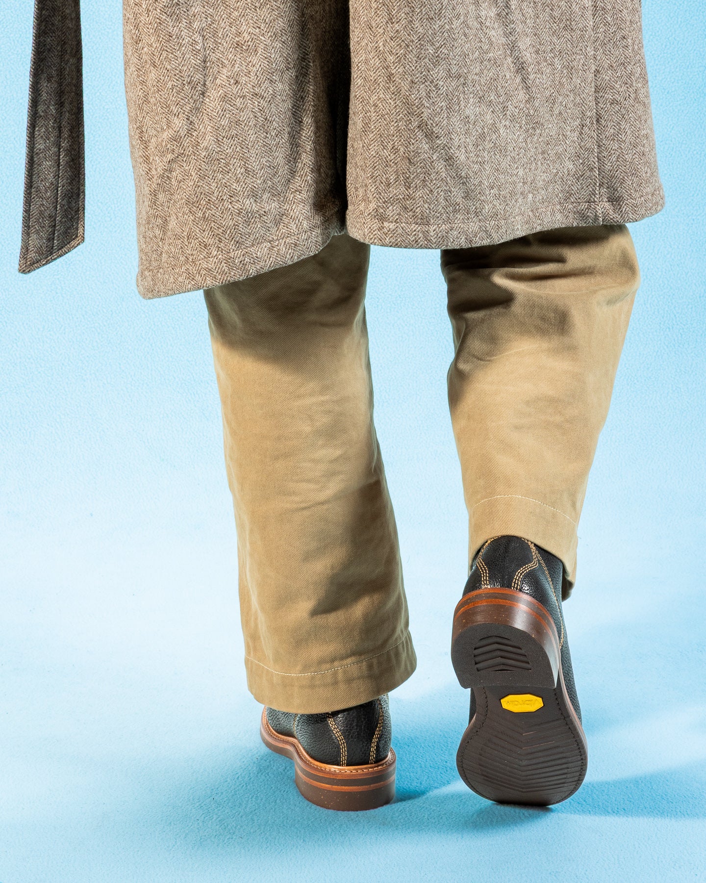 John Lofgren Monkey Boots - Black Hokkaido Ezo Bear Hide - Standard & Strange