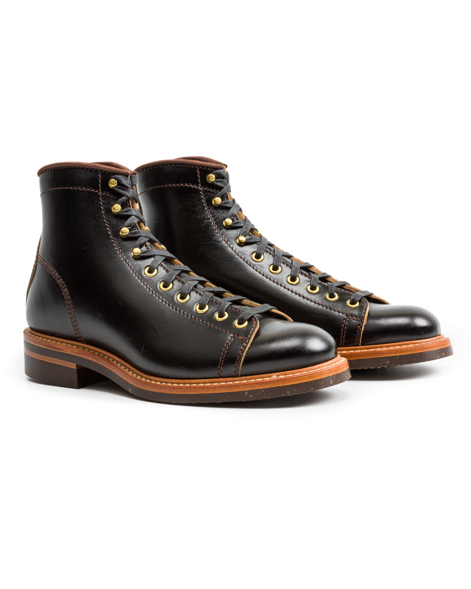 Monkey Boots Black Horsebutt – Standard Strange