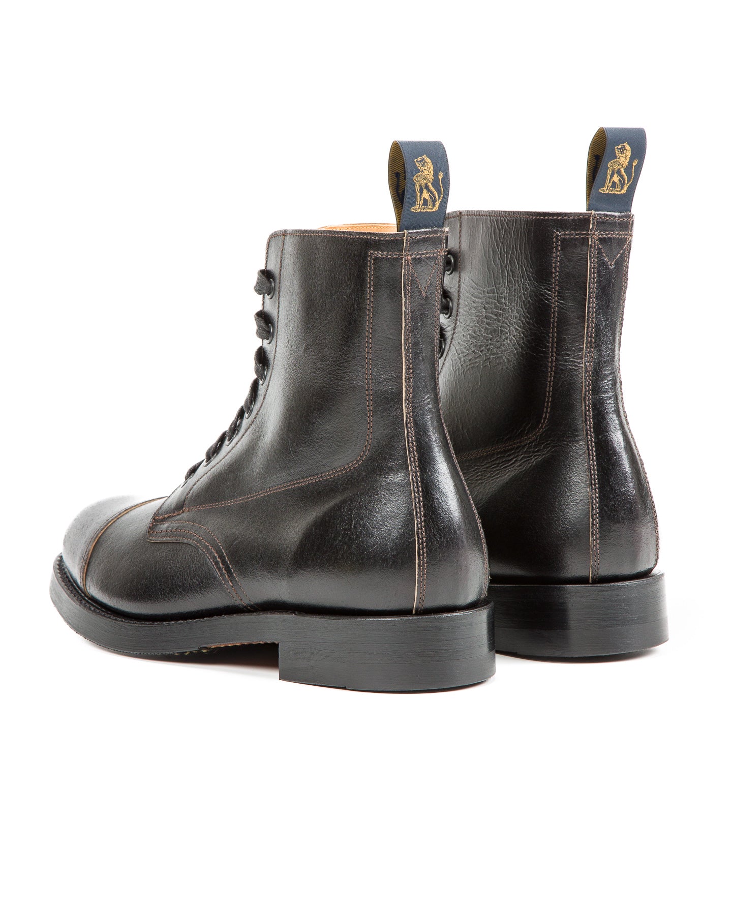 John Lofgren Montgomery Boots - Black Horween Leather SHF - Standard & Strange