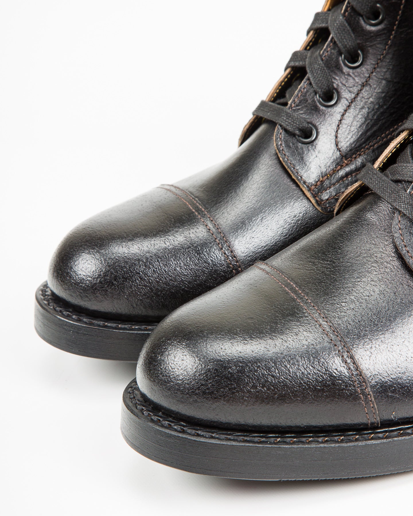 John Lofgren Montgomery Boots - Black Horween Leather SHF - Standard & Strange