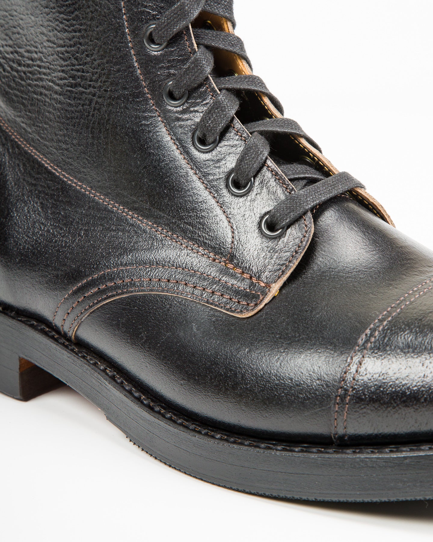 John Lofgren Montgomery Boots - Black Horween Leather SHF - Standard & Strange