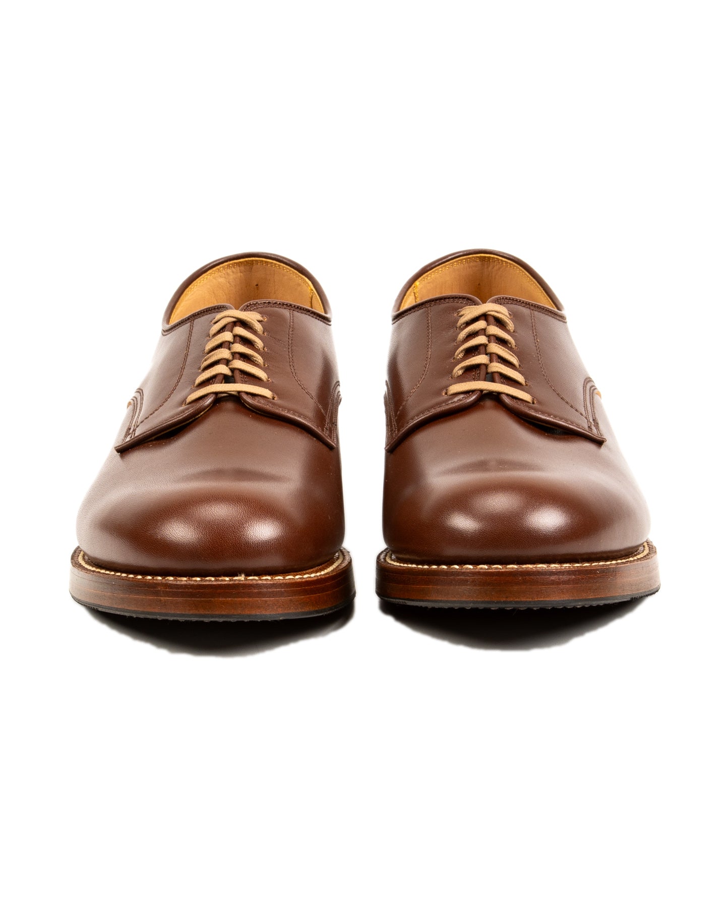 John Lofgren USN Low Quarter Shoes - Russet Brown Calfskin - Standard & Strange