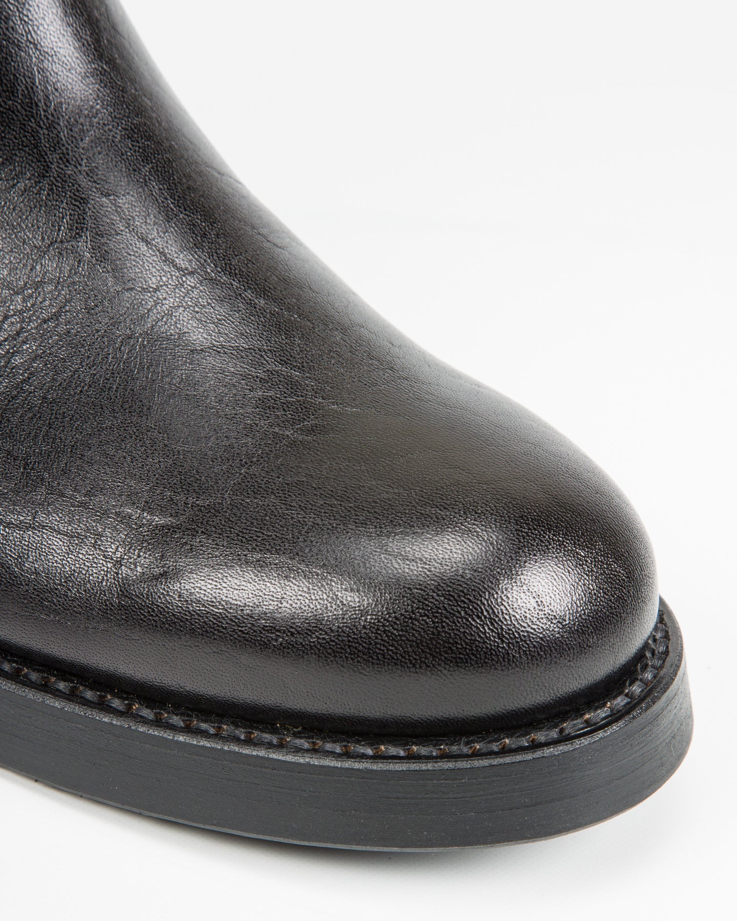 John Lofgren Wabash Engineer Boots - Black Shinki Horsebutt - Standard & Strange