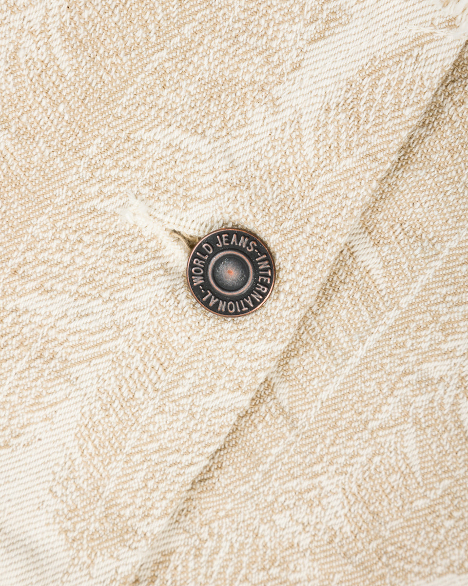 Kapital 12oz MAGPIE Denim 3rd JKT (Ladies) - Ecru 1 - Standard & Strange