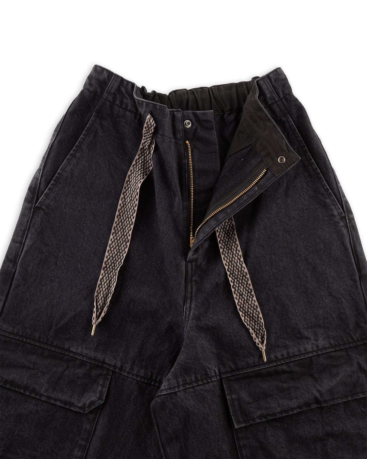 Kapital 14oz BLKxBLK Denim NOUVELLE Shuttle Pants - Green - Standard & Strange