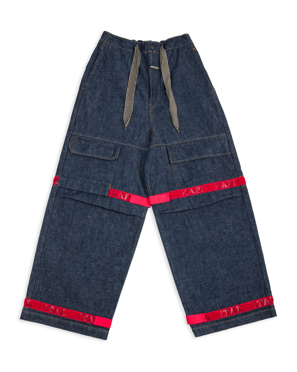Kapital 14oz Denim NOUVELLE Shuttle Pants - IDG 3 - Standard & Strange