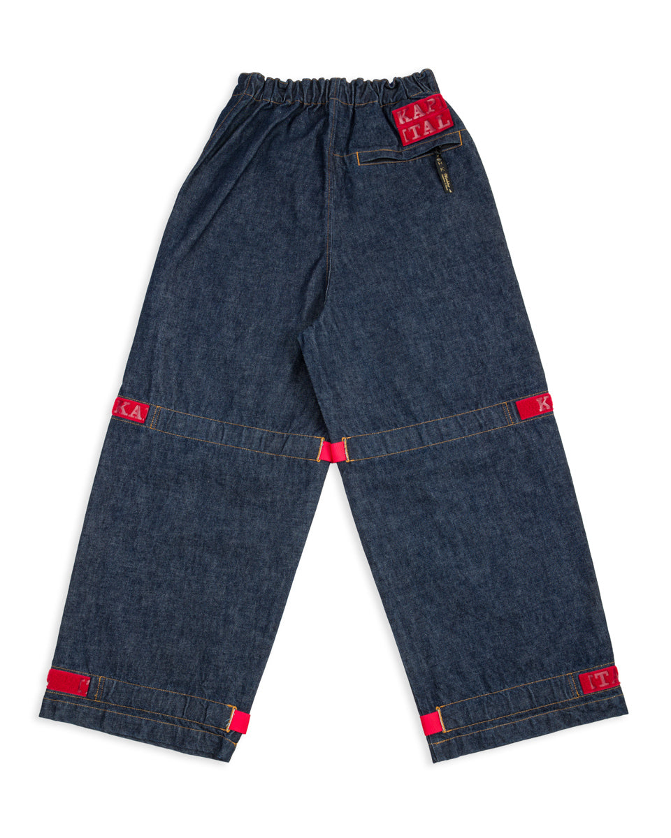 Kapital 14oz Denim NOUVELLE Shuttle Pants - IDG 3 - Standard & Strange